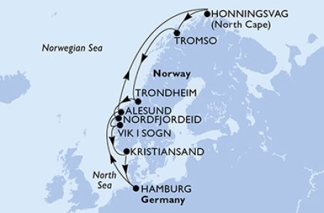 12 дни Германия, Норвегия