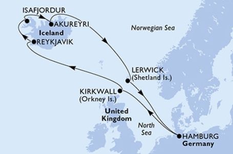 11 дни Германия, Великобритания, Исландия