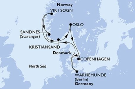 7 дни Германия, Норвегия, Дания