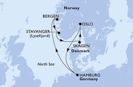7 дни Германия, Норвегия, Дания